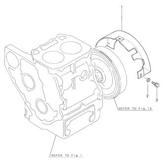 FIG 14. FLYWHEEL COVER