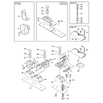 FIG 6. MOUNTING FOOT(SHOCK ABSORBER)