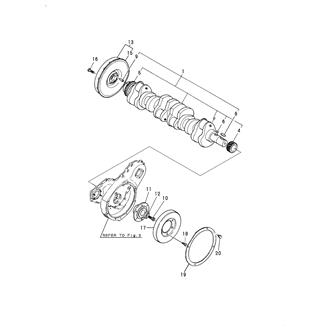 FIG 15. CRANKSHAFT & FLYWHEEL