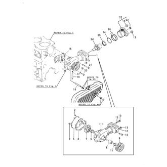 FIG 25. COOLING FRESH WATER PUMP