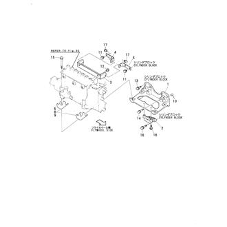 FIG 39. FUEL INJECTION PUMP MOUNT