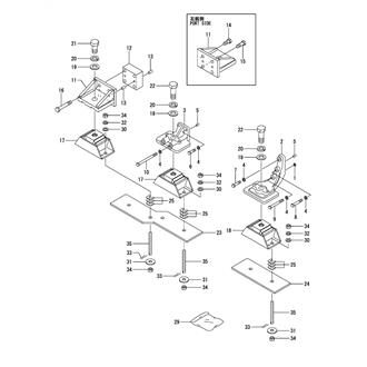 FIG 94. (6J)MOUNTING FOOT(MGNV123)(SHOCK ABSORBER SPEC.)