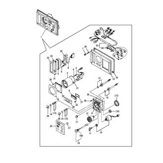 FIG 57. INSTRUMENT PANEL(B-TYPE)(OPTIONAL)