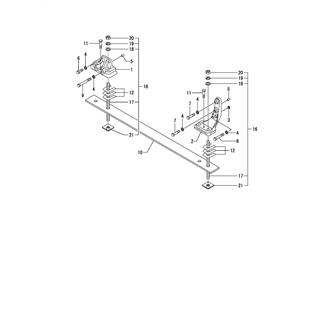 FIG 68. (6C)MOUNTING FOOT(CLUTCHLESS)(DIRECT MOUNTING SPEC.)