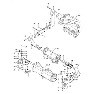 FIG 103. (30A)COOLING PIPE(SEA WATER)(JG/THRUSTER SPEC.)