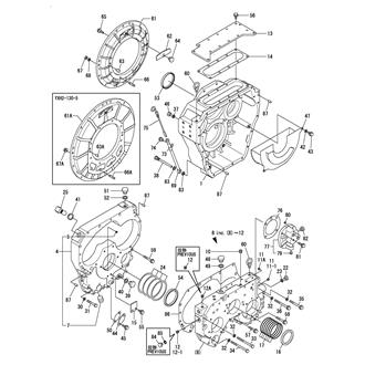 FIG 2. CLUTCH HOUSING YXH2-130-2,5