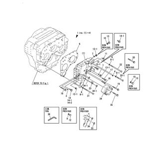 FIG 4. CASE PLATE & HYDRAULIC PUMP