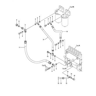 FIG 95. (45A)FUEL PIPE(PUMP - FILTER)(BV, NK SPEC.)