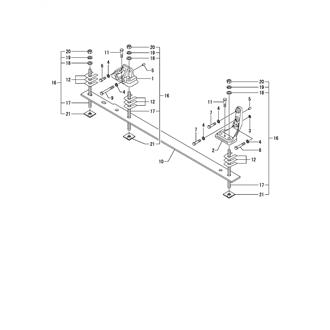 FIG 5. MOUNTING FOOT(YX-75, YX-80)(DIRECT MOUNTING SPEC.)