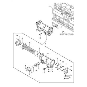 FIG 21. LUB. OIL COOLER