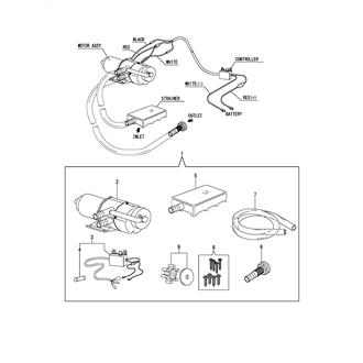 FIG 35. BILGE PUMP(24V SPEC.)(OPTIONAL)