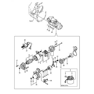 FIG 49. STARTER MOTOR(EARTH TYPE)(24V SPEC.)