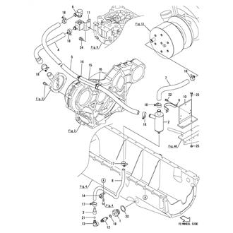 FIG 62. (2A)MIST SEPARATOR(CYCLONE SPEC.)(FOR SHALLOW TYPE OIL SUMP)