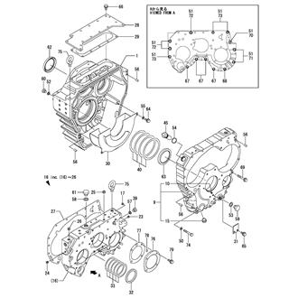 FIG 2. CLUTCH HOUSING(TRAILING PUMP SPEC.)