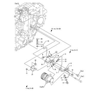 FIG 22. EB TROLLING(PIPING)(WITHOUT TRAILING PUMP SPEC.)