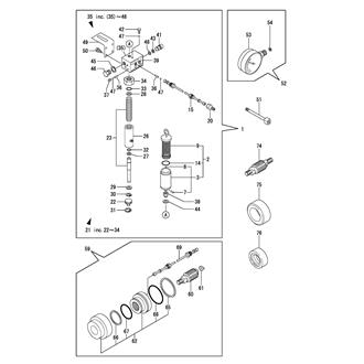 FIG 29. HYDRAULIC PUMP(F1) & PRESSURE GAUGE(F3)(OPTIONAL)