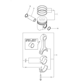 FIG 14. PISTON & CONNECTING ROD