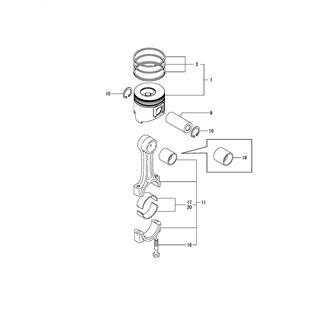 FIG 18. PISTON & CONNECTING ROD