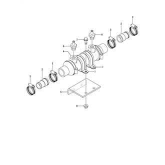 FIG 58. (33A)FUEL COOLER(HULL SIDE)(OPTIONAL)