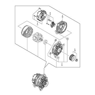 FIG 62. (39C)ALTERNATOR(INNER PARTS)(ISOLATED TYPE)