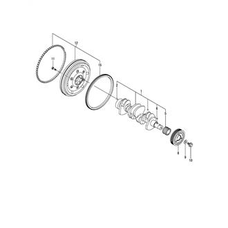 FIG 20. CRANKSHAFT & FLYWHEEL