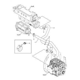 FIG 36. COOLING PIPE(SEA WATER)(FOR ZF30M)