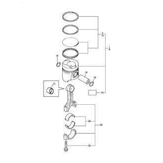 FIG 20. PISTON & CONNECTING ROD