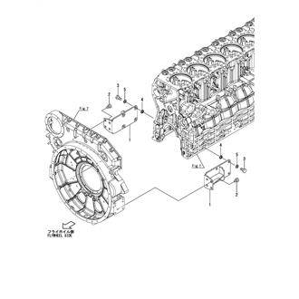 FIG 8. SUPPORT(FLYWHEEL HOUSING)