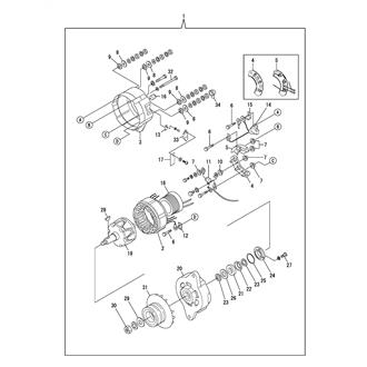 FIG 115. GENERATOR(INNER PARTS)(1KW)