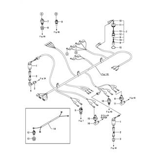 FIG 123. SENSOR(EARTH FLOAT TYPE)(SEPARATE TYPE KEEL COOLER SPEC.)