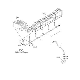 FIG 99. FUEL OVERFLOW PIPE(FUEL INJECTION VALVE)