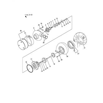 FIG 36. TURBINE(INNER PARTS)(ST)