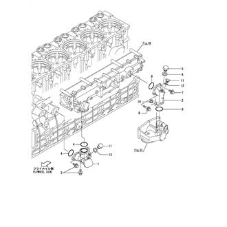 FIG 54. LUB. OIL PIPE(LUB. OIL COOLER)