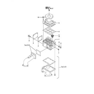 FIG 65. COOLING WATER THERMOSTAT(FRESH WATER)