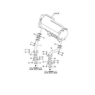 FIG 79. COOLING PIPE(SEA WATER)(CLUTCH IN/OUT)(SHIPS CLASSIFICATION PARTS)