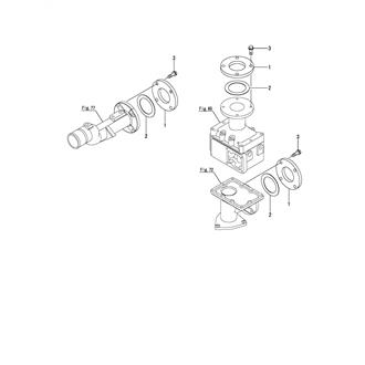 FIG 84. FLANGE(COOLING WATER INLET & OUTLET)