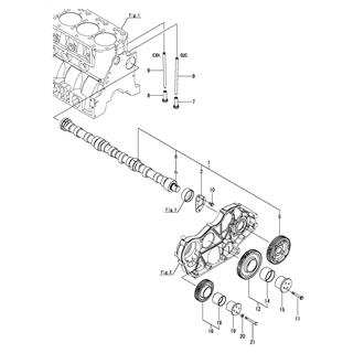 FIG 23. CAMSHAFT & DRIVING GEAR