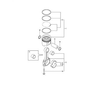 FIG 25. PISTON & CONNECTING ROD