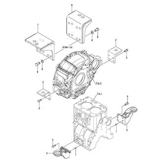 FIG 9. MOUNTING FOOT(ZF280-1, ZF280-1A SPEC.)