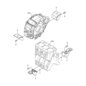 FIG 10. MOUNTING FOOT(WATER JET SPEC.)