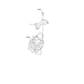 FIG 16. BASE(WITHOUT BELT COVER)(WITH 2ND GENERATOR, WITH FRONT P.T.O. SPEC.)