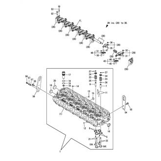 FIG 19. CYLINDER HEAD & ROCKER ARM