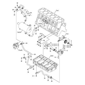 FIG 35. LUB. OIL PUMP & PIPE