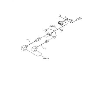 FIG 68. WIRE HARNESS(ZF280 SHIFT & TROLLING SOLENOID VALVE)