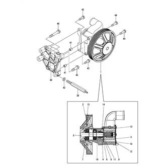 FIG 43. COOLING PUMP(SEA WATER)