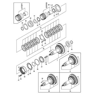 FIG 21. SUPPORT SHAFT(A)(YXH-2000C)