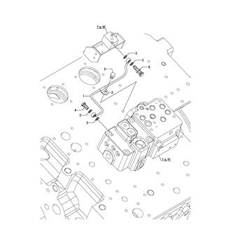 FIG 74. HYDRAULIC OIL PIPE(PRESSURE TRANSMITTER)(OPTIONAL)