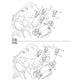 FIG 79. LUB. OIL PIPE(LUB. OIL COOLER)