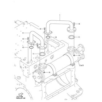 FIG 36. LUB.OIL PIPE(LUB.OIL COOLER)