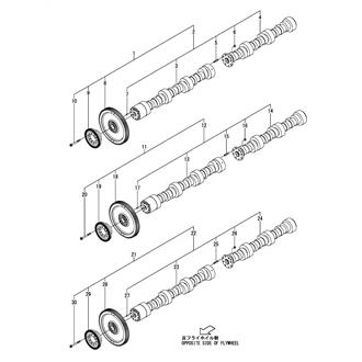 FIG 56. CAMSHAFT(6EY22ALW, 6EY22ALWS)